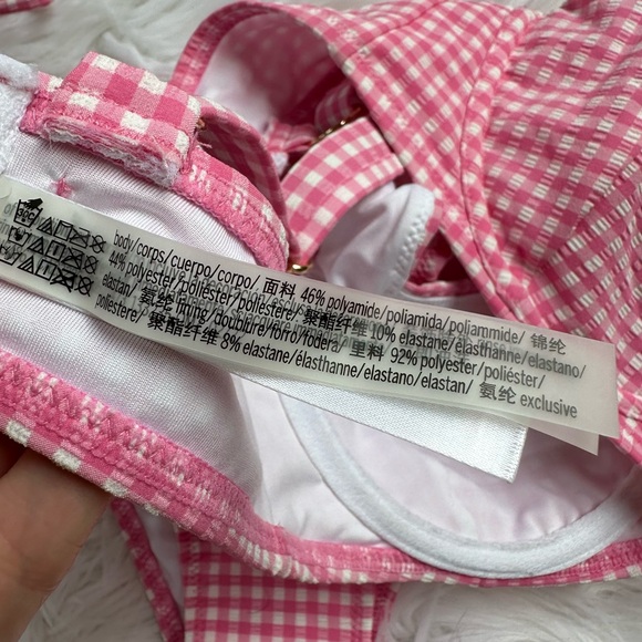 🎠[ VS ] Pink Gingham Bikini - Picture 7 of 12